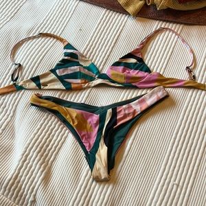 Rip curl colorful bikini